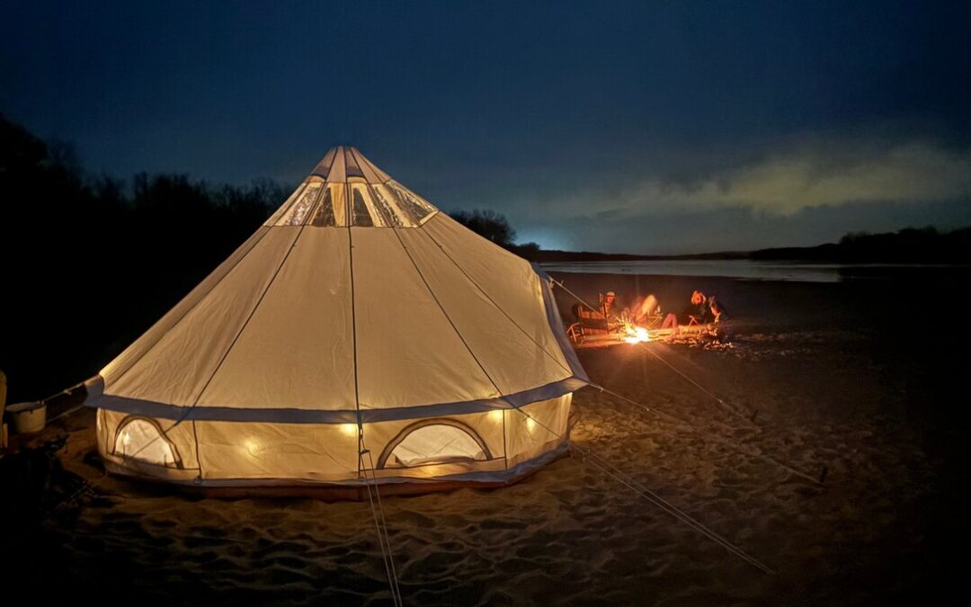 What is glamping, and how does it differ from camping?